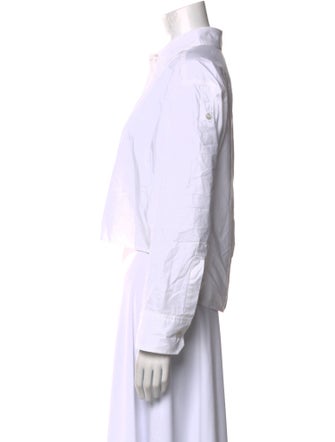 A.L.C. Long Sleeve Crop Top