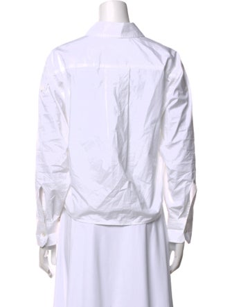 A.L.C. Long Sleeve Crop Top