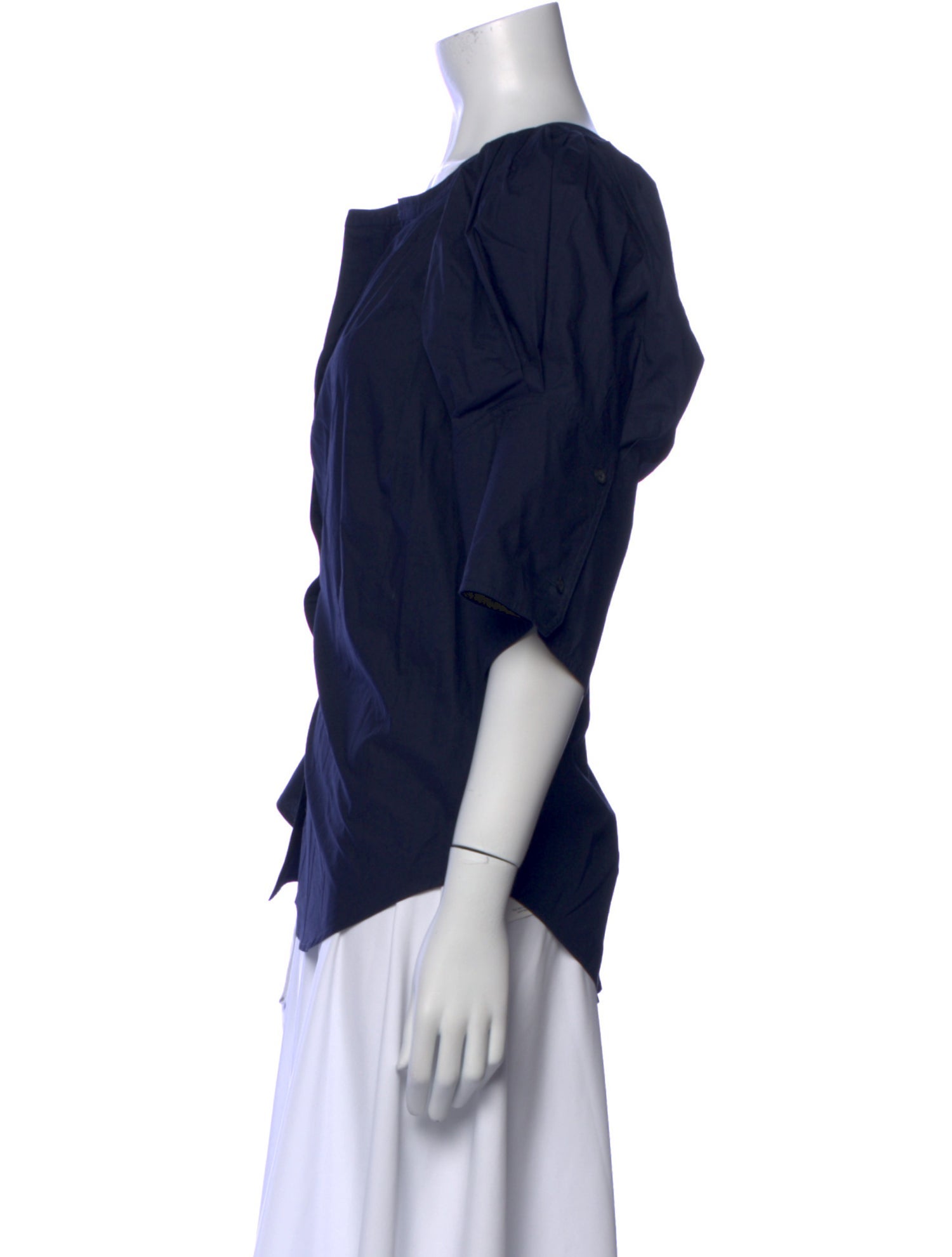 A.L.C. V-Neck Short Sleeve Button-Up Top w/ Tags