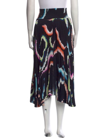 A.L.C. Tie-Dye Print Midi Length Skirt