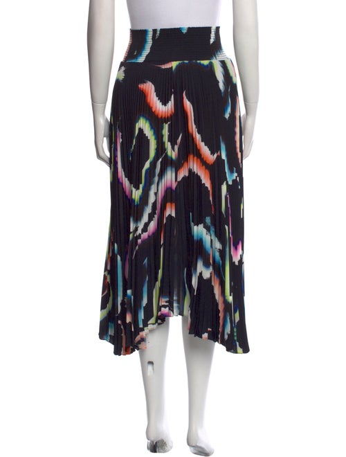 A.L.C. Tie-Dye Print Midi Length Skirt