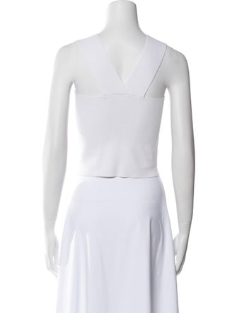 A.L.C. Square Neckline Sleeveless Crop Top