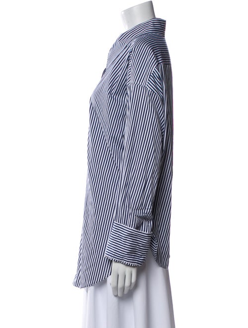 A.L.C. Striped Long Sleeve Button-Up Top