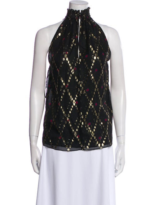 A.L.C. Silk Printed Blouse