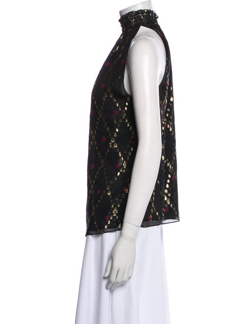 A.L.C. Silk Printed Blouse