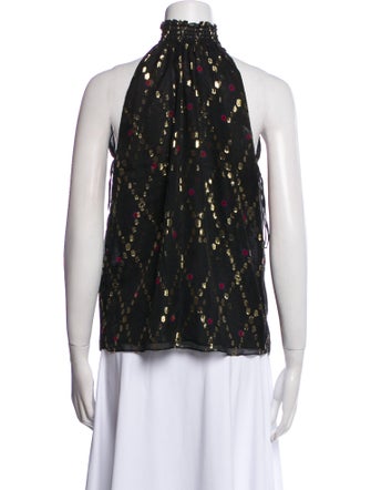 A.L.C. Silk Printed Blouse