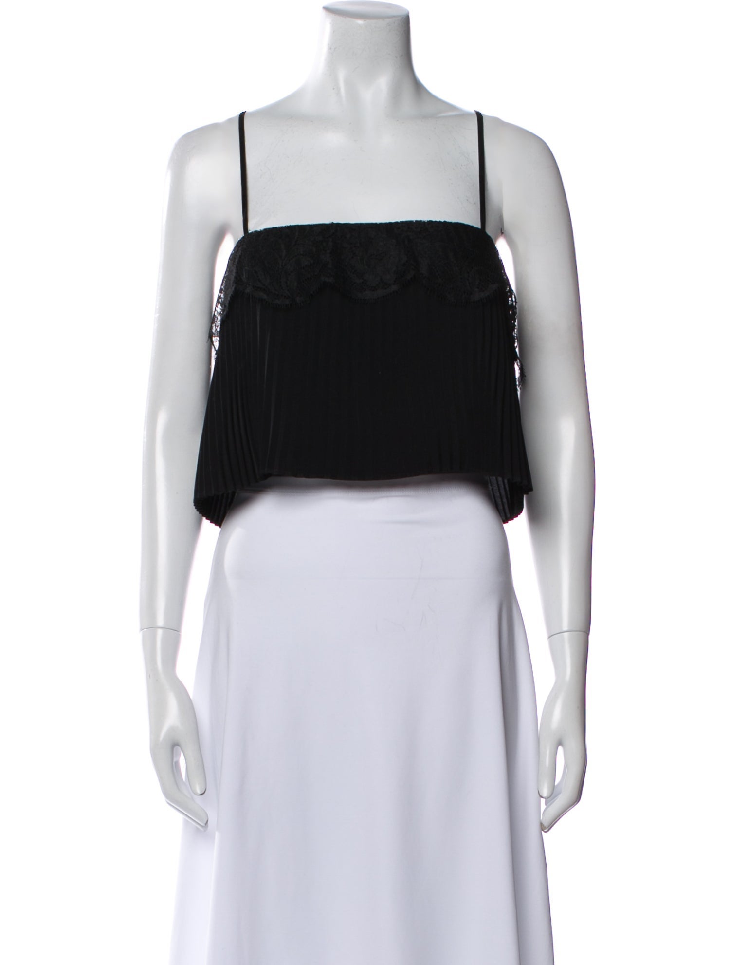 A.L.C. Square Neckline Sleeveless Crop Top