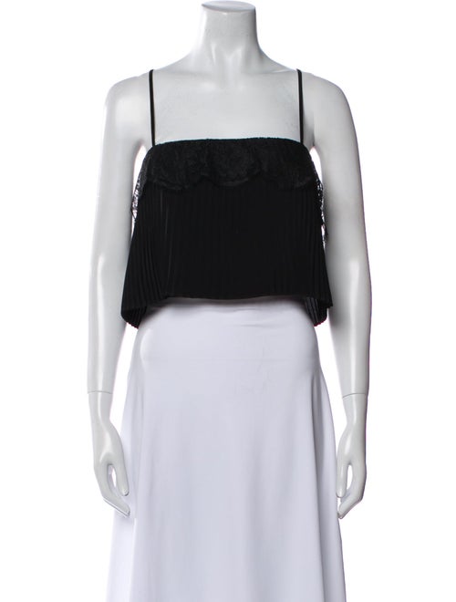 A.L.C. Square Neckline Sleeveless Crop Top