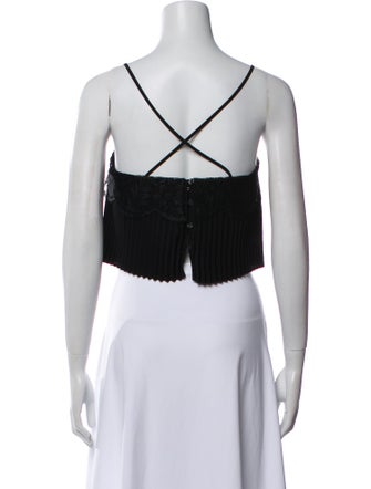 A.L.C. Square Neckline Sleeveless Crop Top