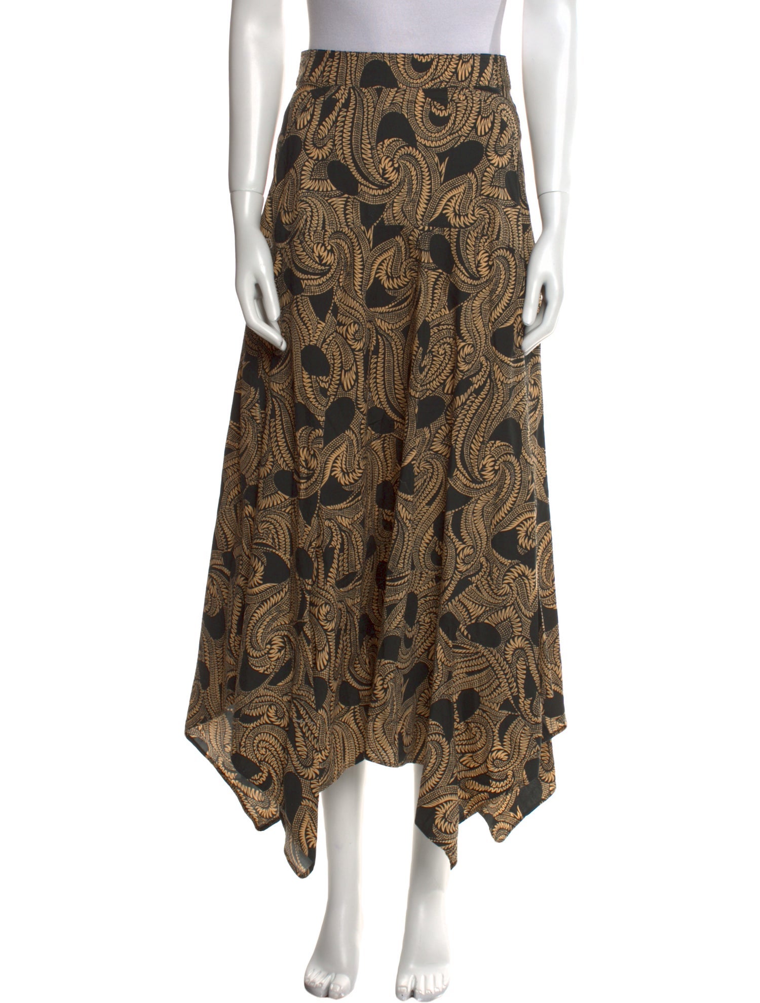 A.L.C. Paisley Print Midi Length Skirt w/ Tags