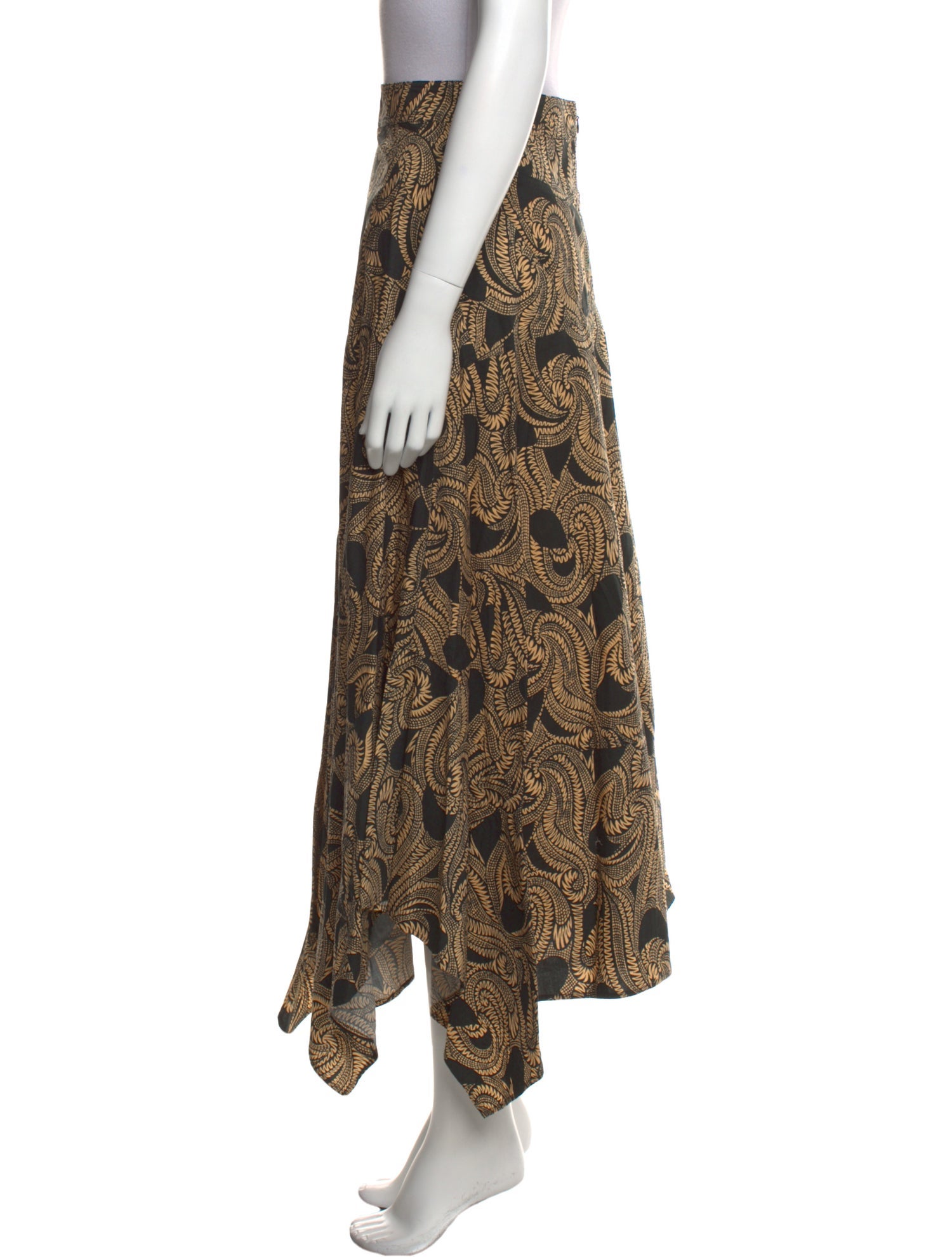 A.L.C. Paisley Print Midi Length Skirt w/ Tags