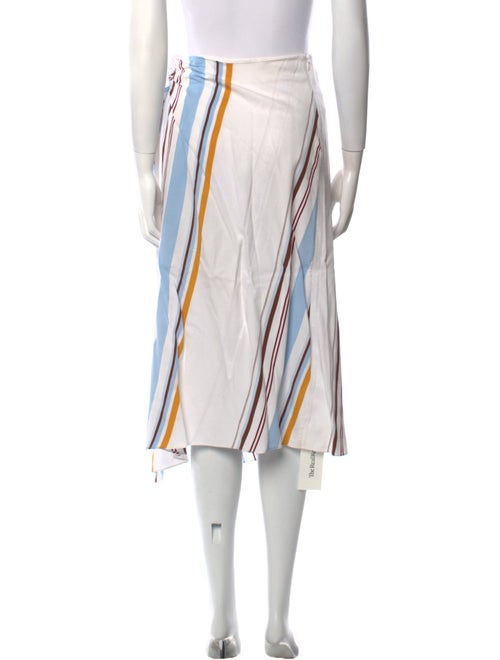 A.L.C. Striped Midi Length Skirt