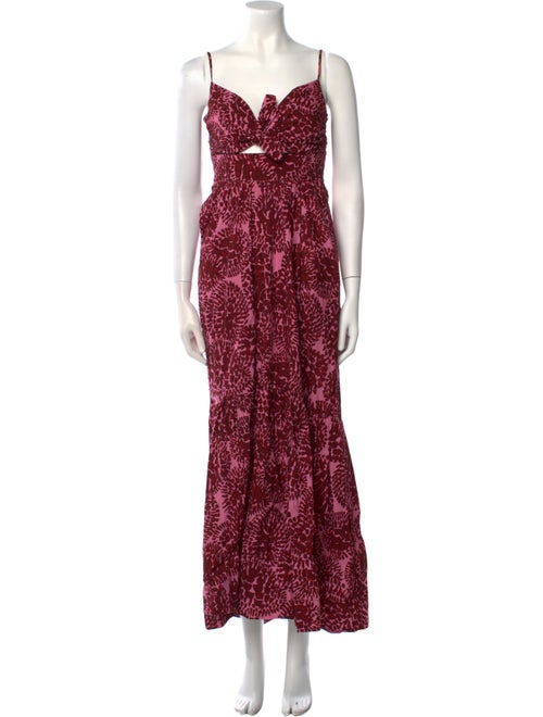 A.L.C. Printed Long Dress