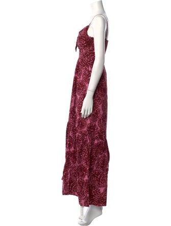 A.L.C. Printed Long Dress