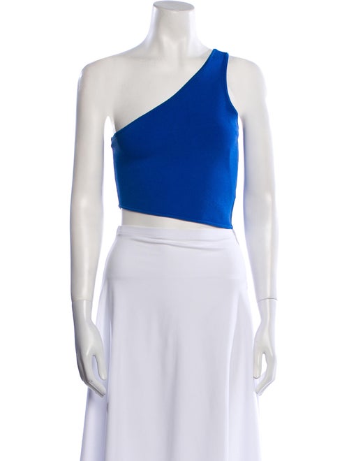 A.L.C. One-Shoulder Sleeveless Crop Top