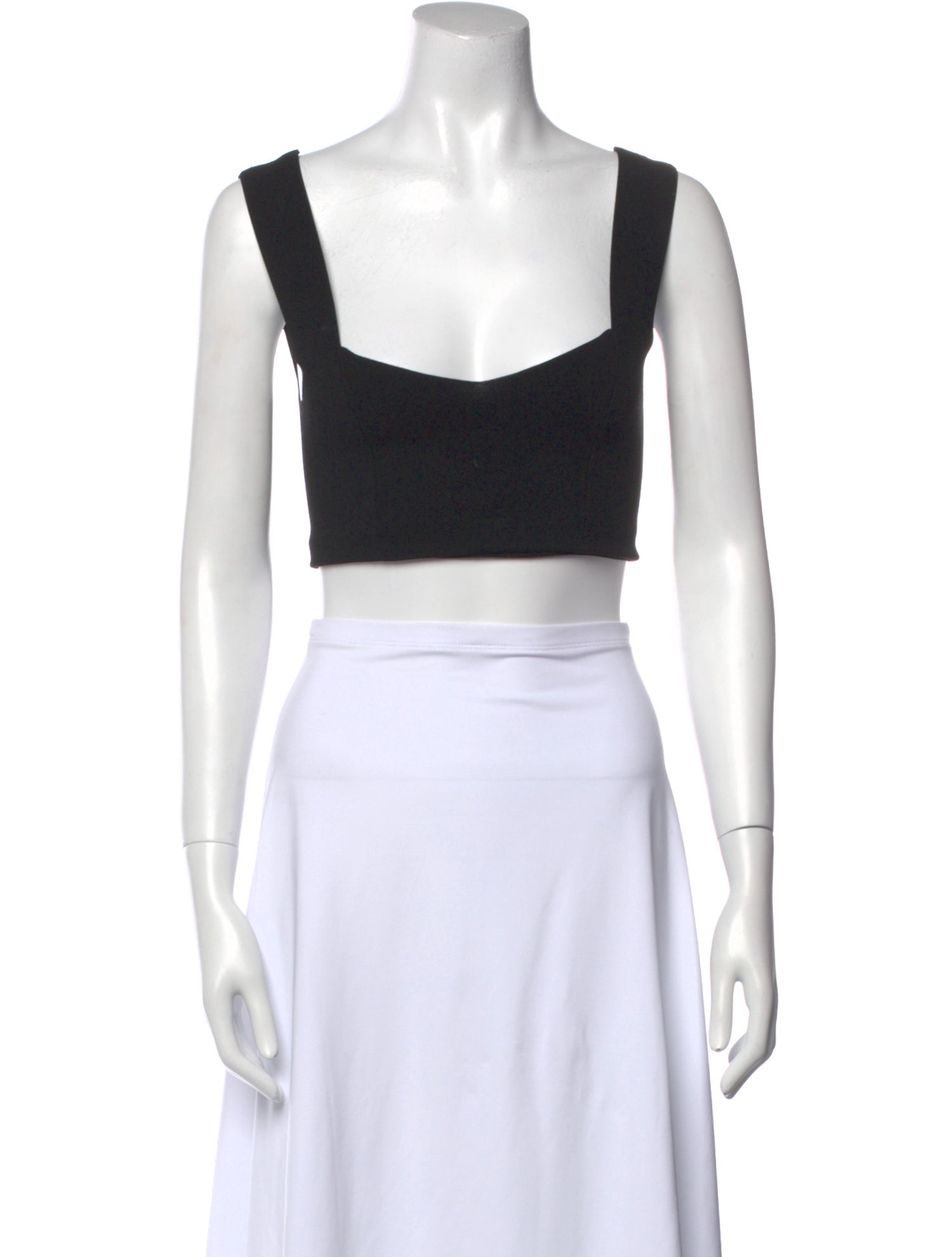 A.L.C. Square Neckline Sleeveless Crop Top