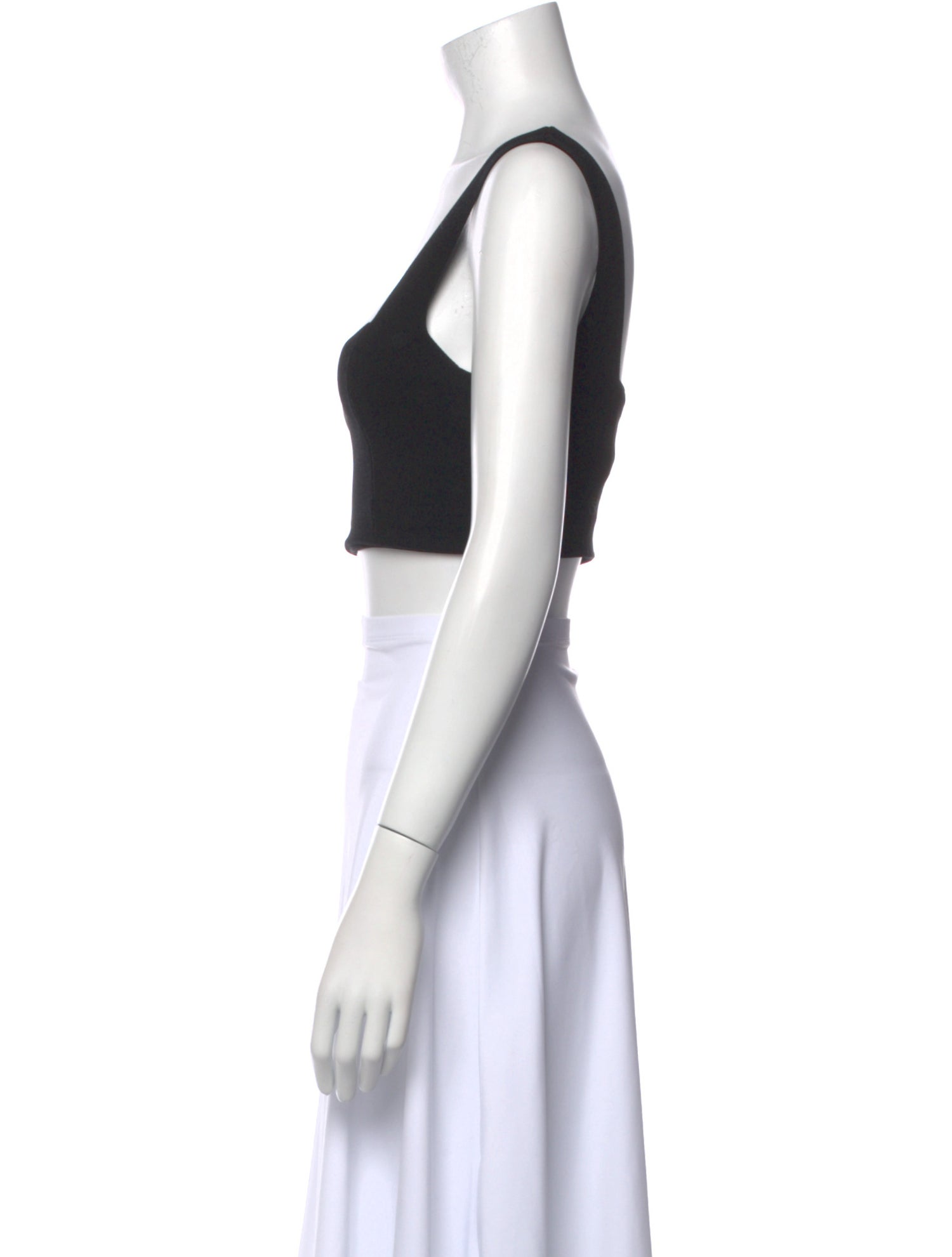 A.L.C. Square Neckline Sleeveless Crop Top
