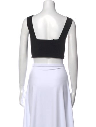 A.L.C. Square Neckline Sleeveless Crop Top