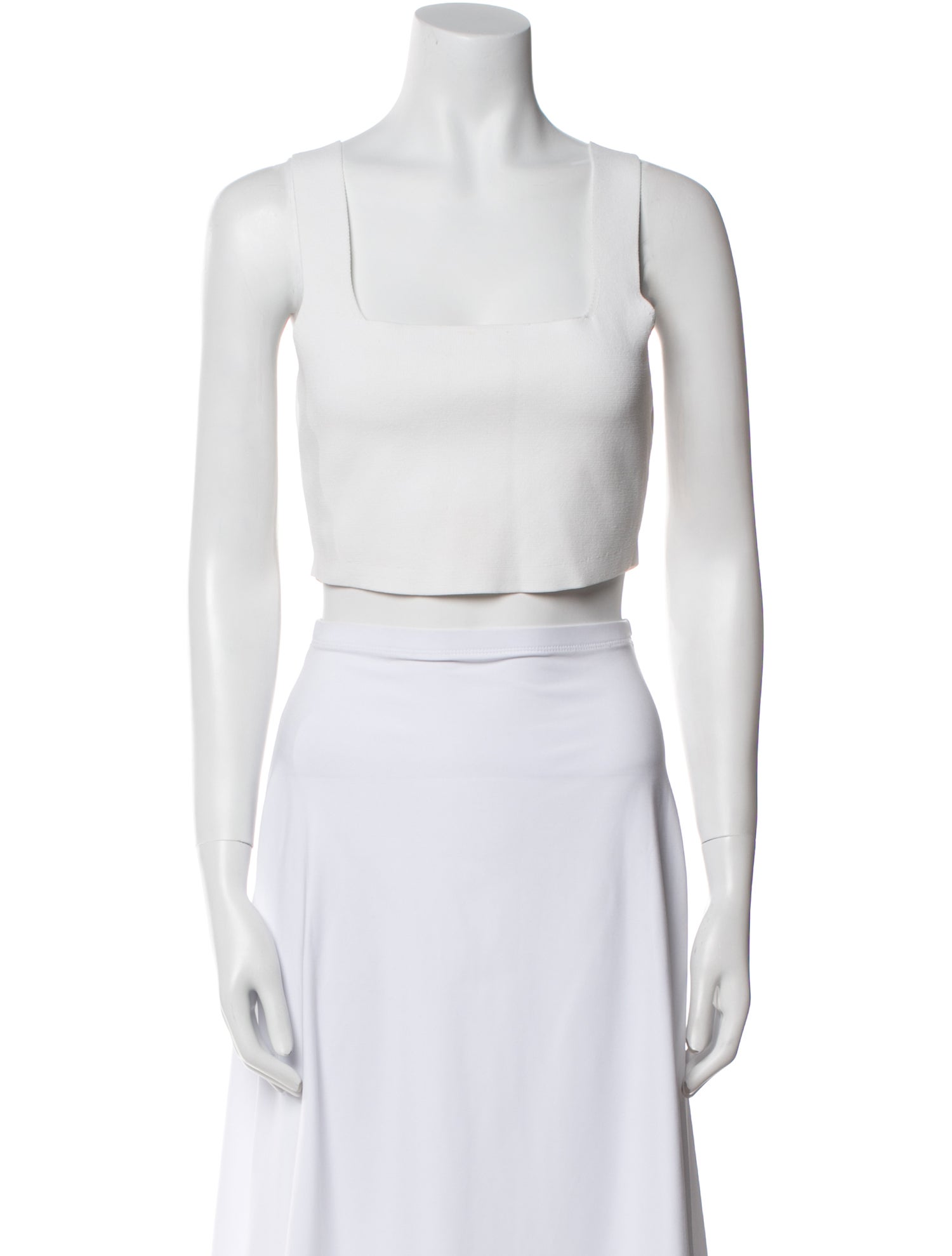 A.L.C. Square Neckline Sleeveless Crop Top
