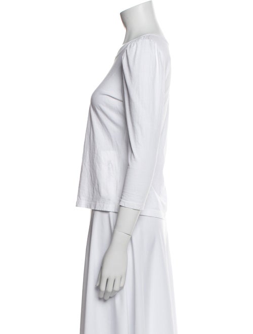 A.L.C. Bateau Neckline Three-Quarter Sleeve Top