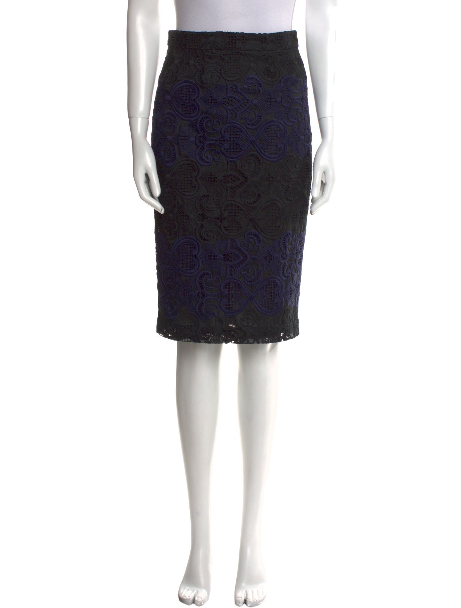 A.L.C. Silk Knee-Length Skirt