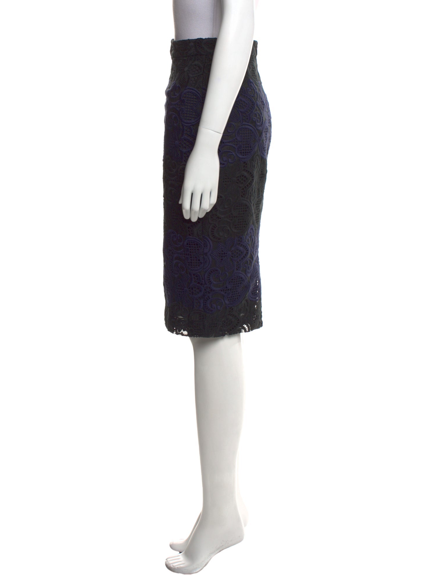 A.L.C. Silk Knee-Length Skirt