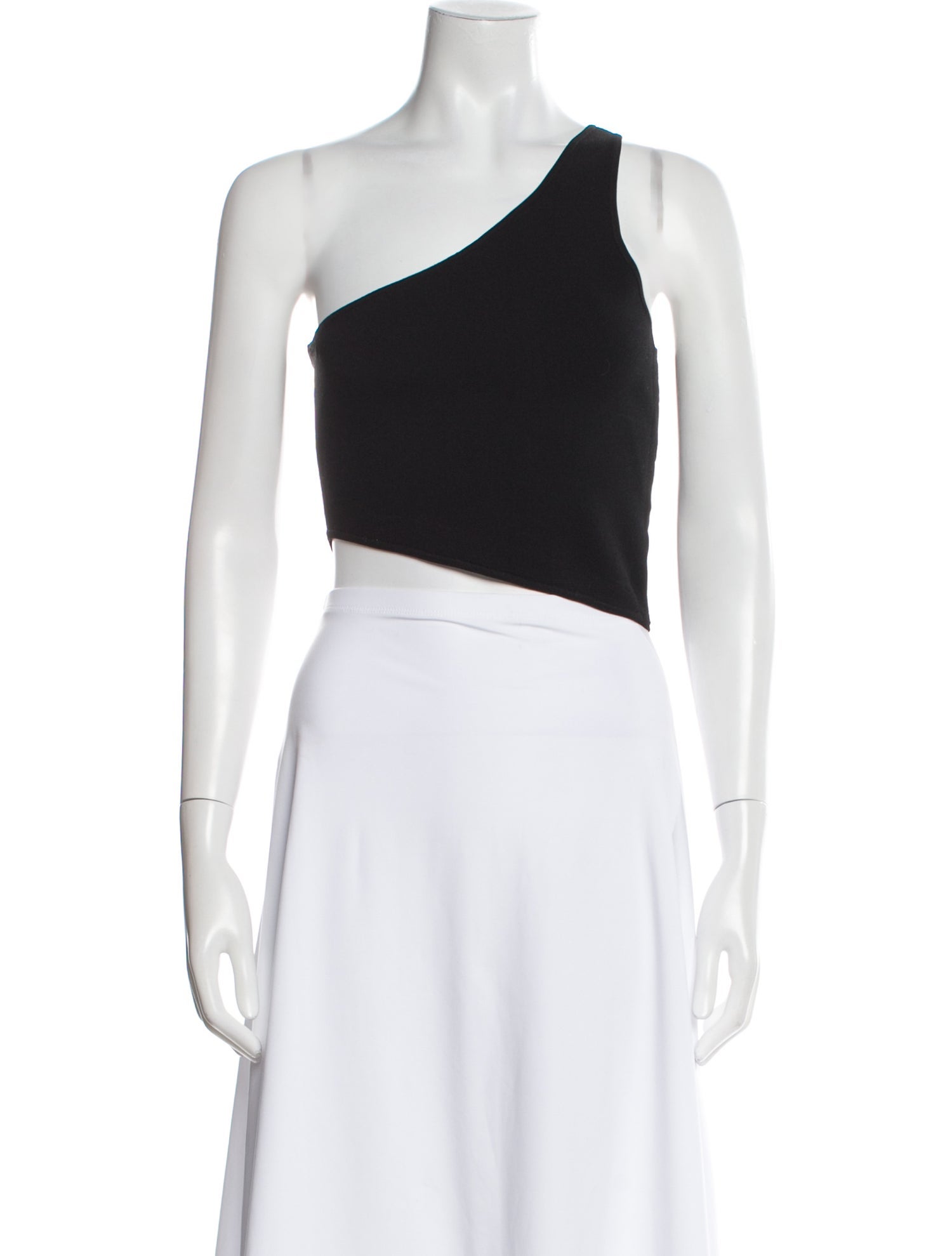 A.L.C. One-Shoulder Sleeveless Crop Top