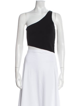 A.L.C. One-Shoulder Sleeveless Crop Top