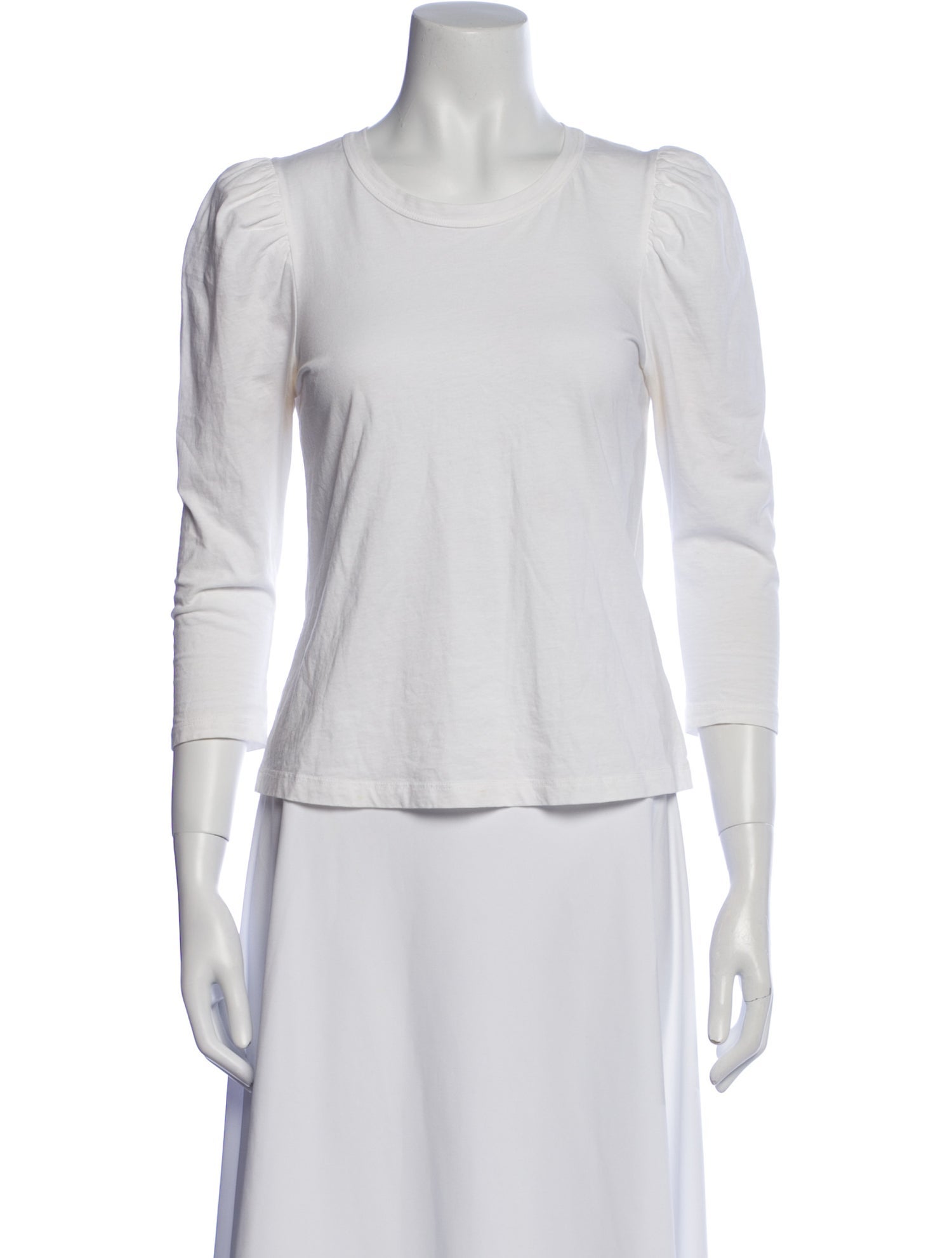 A.L.C. Scoop Neck Three-Quarter Sleeve T-Shirt