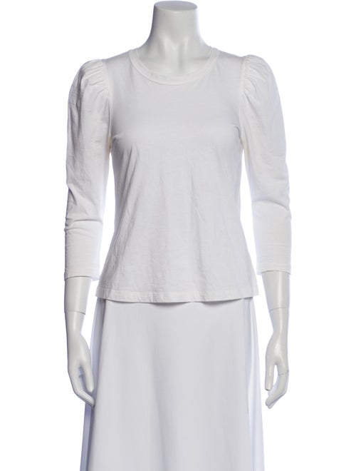 A.L.C. Scoop Neck Three-Quarter Sleeve T-Shirt