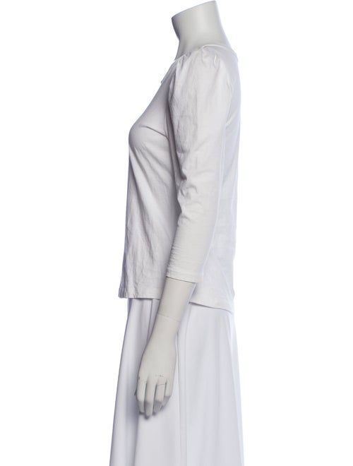 A.L.C. Scoop Neck Three-Quarter Sleeve T-Shirt