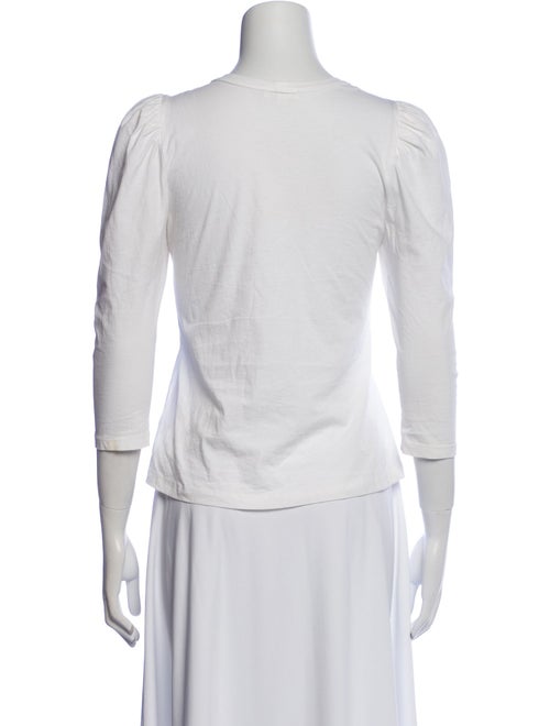 A.L.C. Scoop Neck Three-Quarter Sleeve T-Shirt