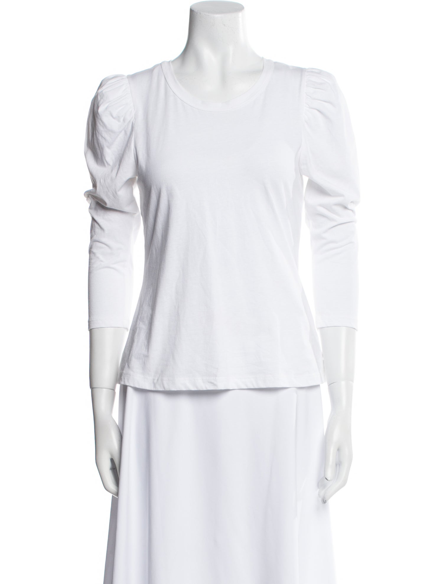 A.L.C. Scoop Neck Three-Quarter Sleeve T-Shirt