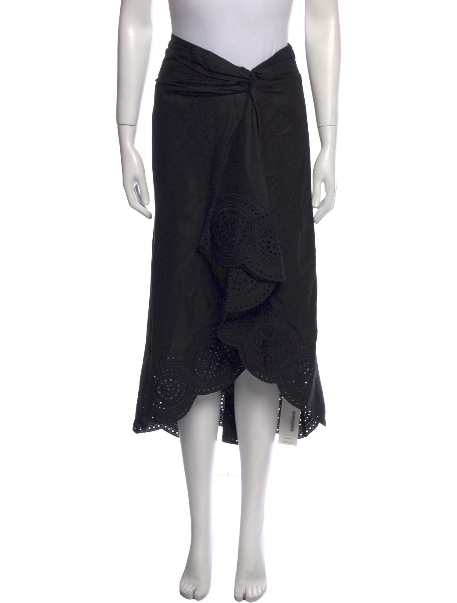 A.L.C. Linen Midi Length Skirt