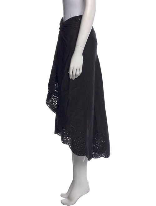 A.L.C. Linen Midi Length Skirt