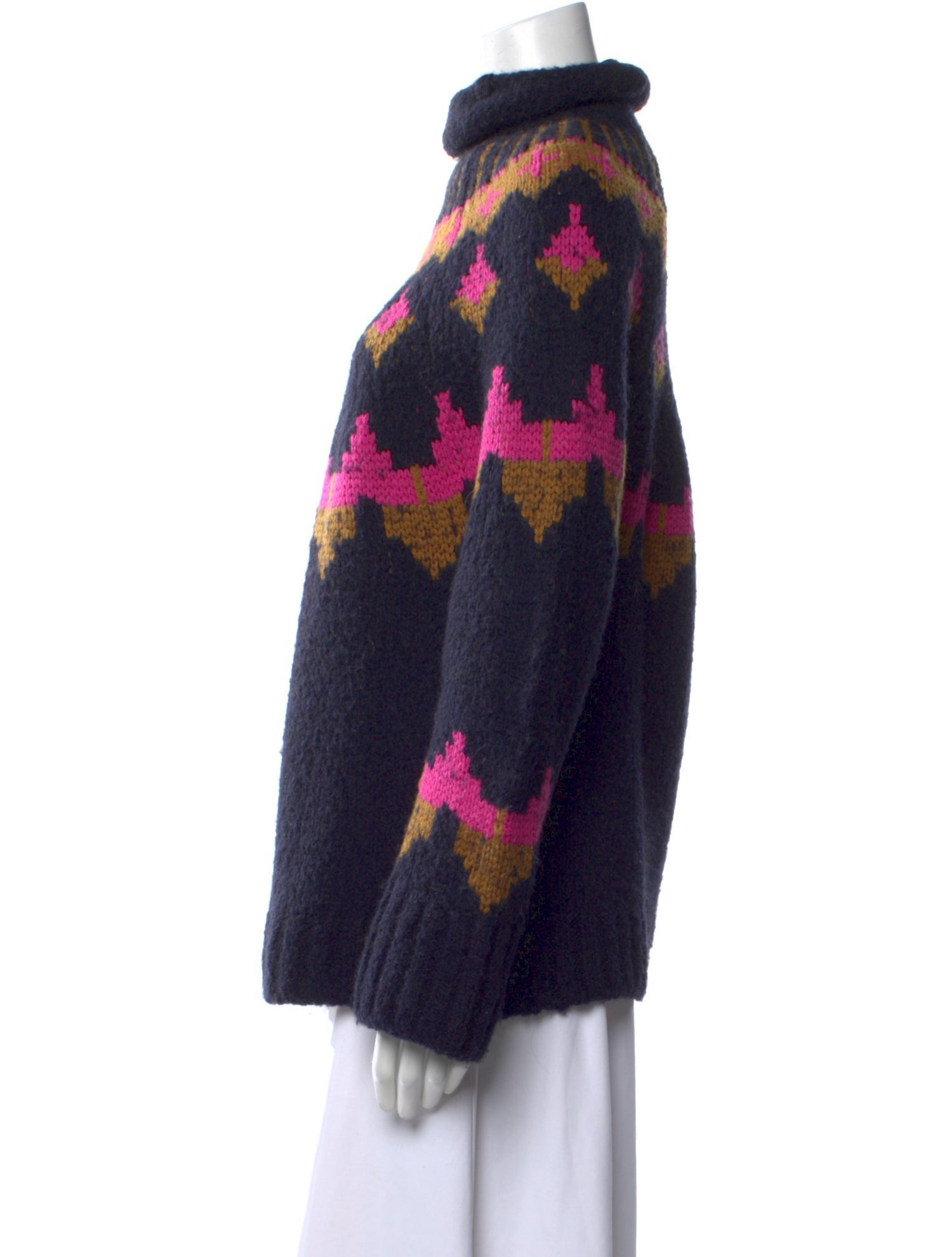 A.L.C. Printed Turtleneck Sweater