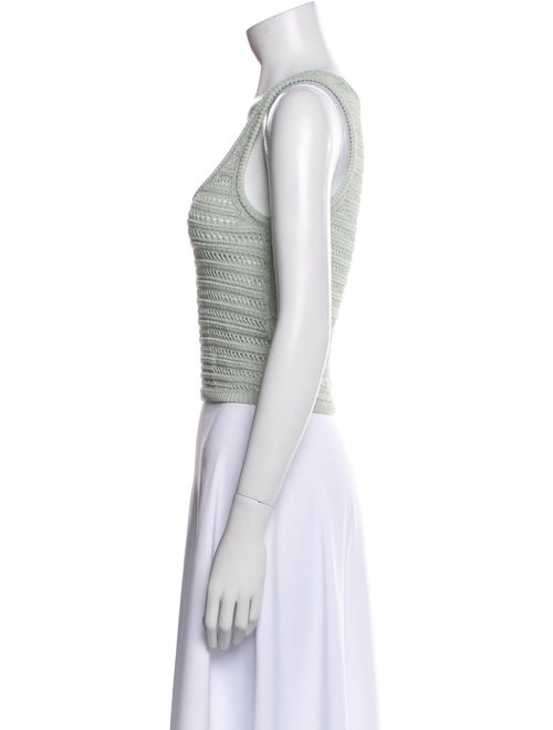 A.L.C. Scoop Neck Sleeveless Crop Top