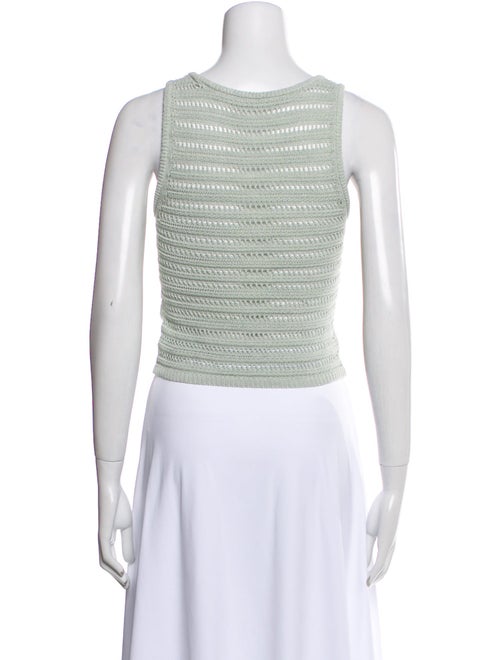 A.L.C. Scoop Neck Sleeveless Crop Top