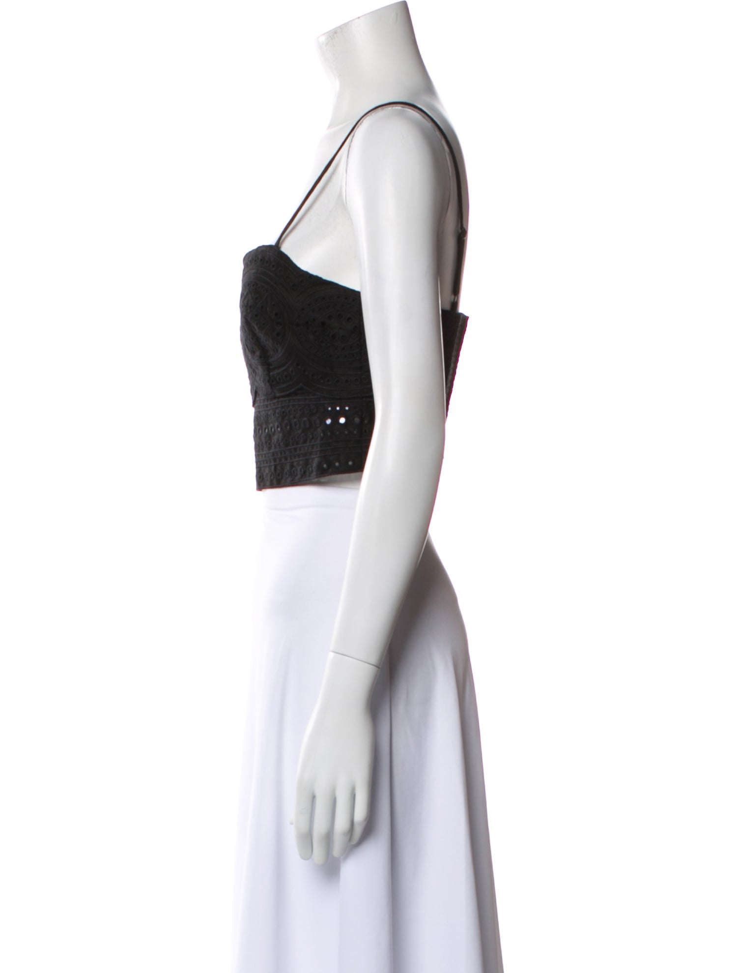 A.L.C. Linen Square Neckline Crop Top w/ Tags