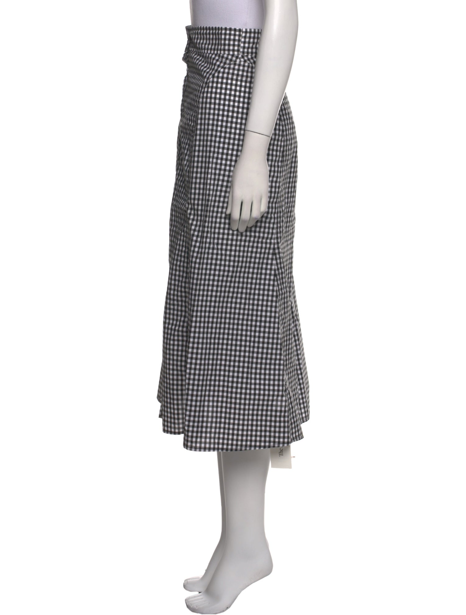 A.L.C. Plaid Print Midi Length Skirt