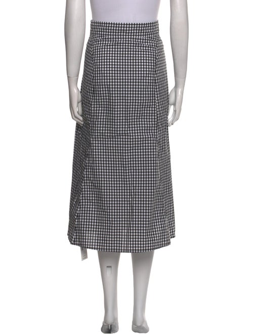 A.L.C. Plaid Print Midi Length Skirt