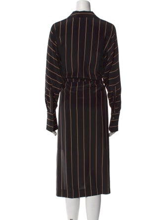 A.L.C. Striped Midi Length Dress