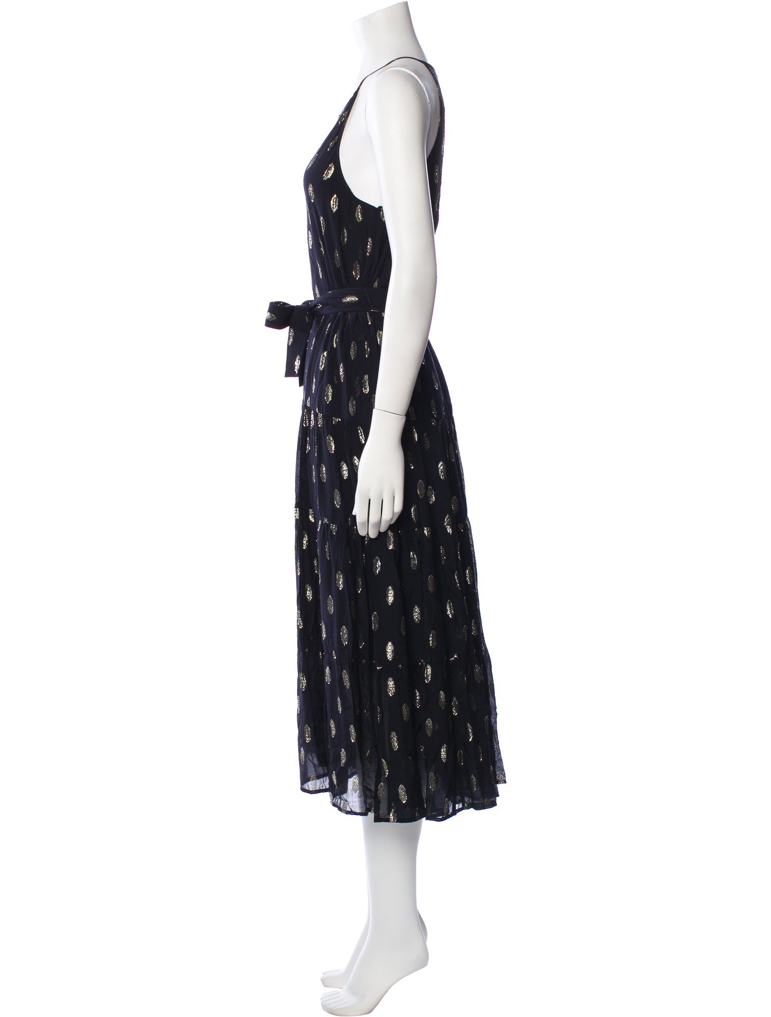 A.L.C. Printed Midi Length Dress