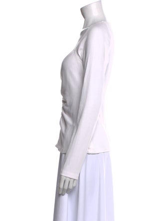 A.L.C. V-Neck Long Sleeve Blouse