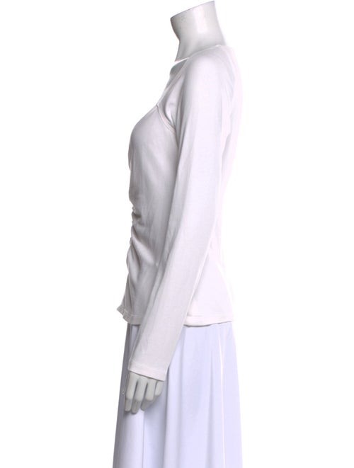 A.L.C. V-Neck Long Sleeve Blouse