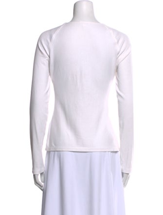 A.L.C. V-Neck Long Sleeve Blouse