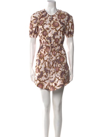 A.L.C. Floral Print Mini Dress