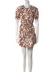 A.L.C. Floral Print Mini Dress