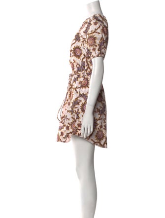 A.L.C. Floral Print Mini Dress