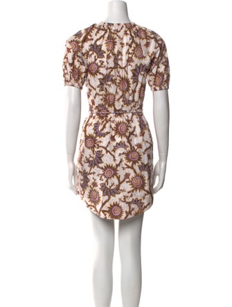 A.L.C. Floral Print Mini Dress